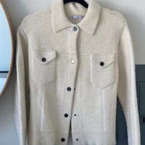 MANGO SHERPA TRUCKER JACKET